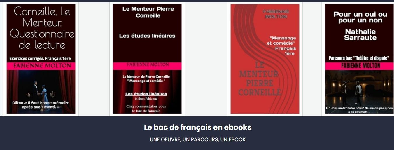 Le bac de francais en ebooks un auteur une oeuvre un parcours bac un ebook